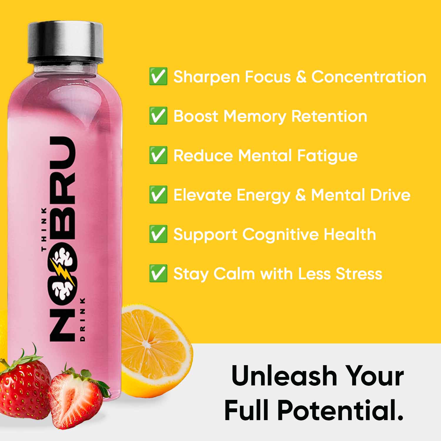 Noobru™ Advantage - Strawberry Lemonade