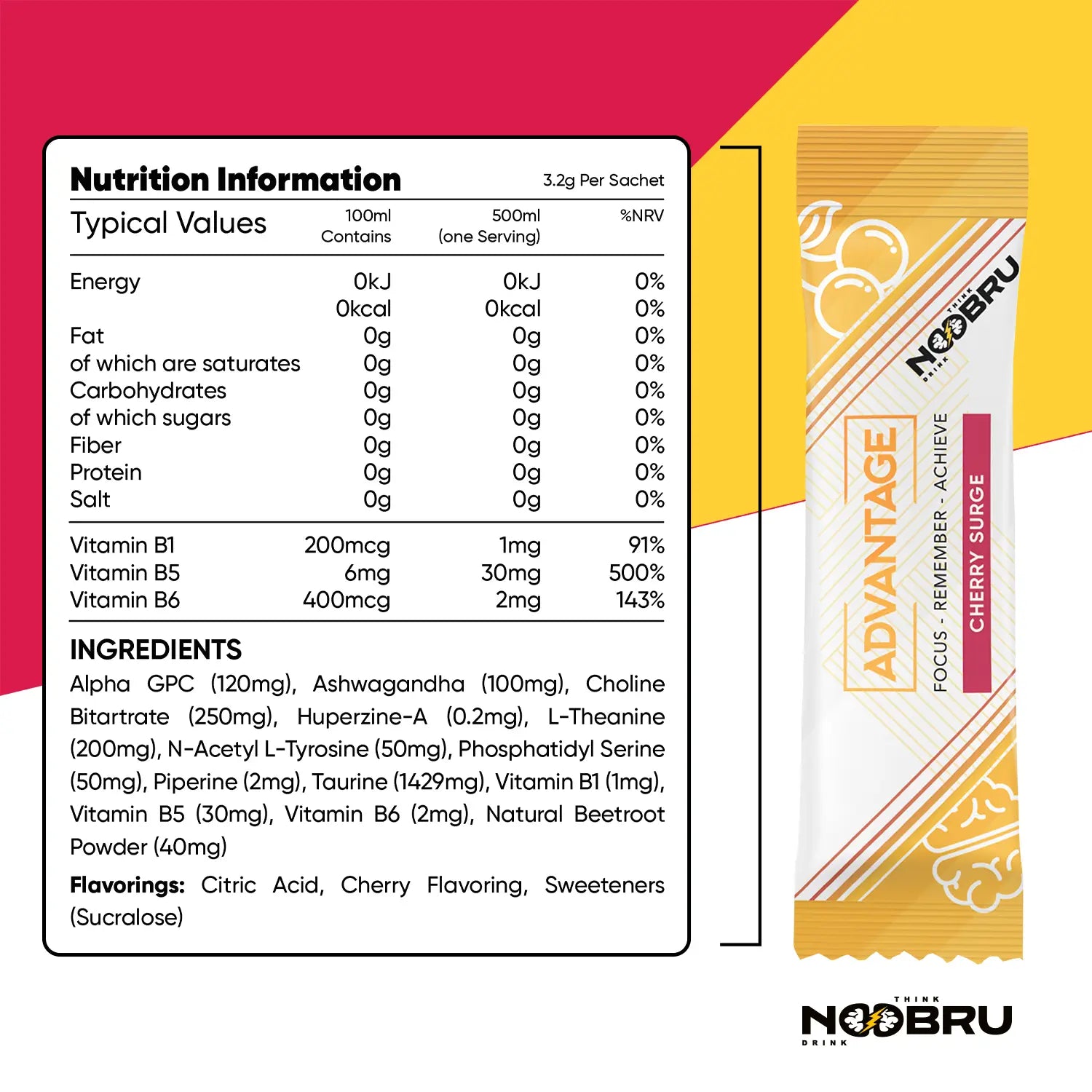 Noobru™ Advantage - Cherry Surge