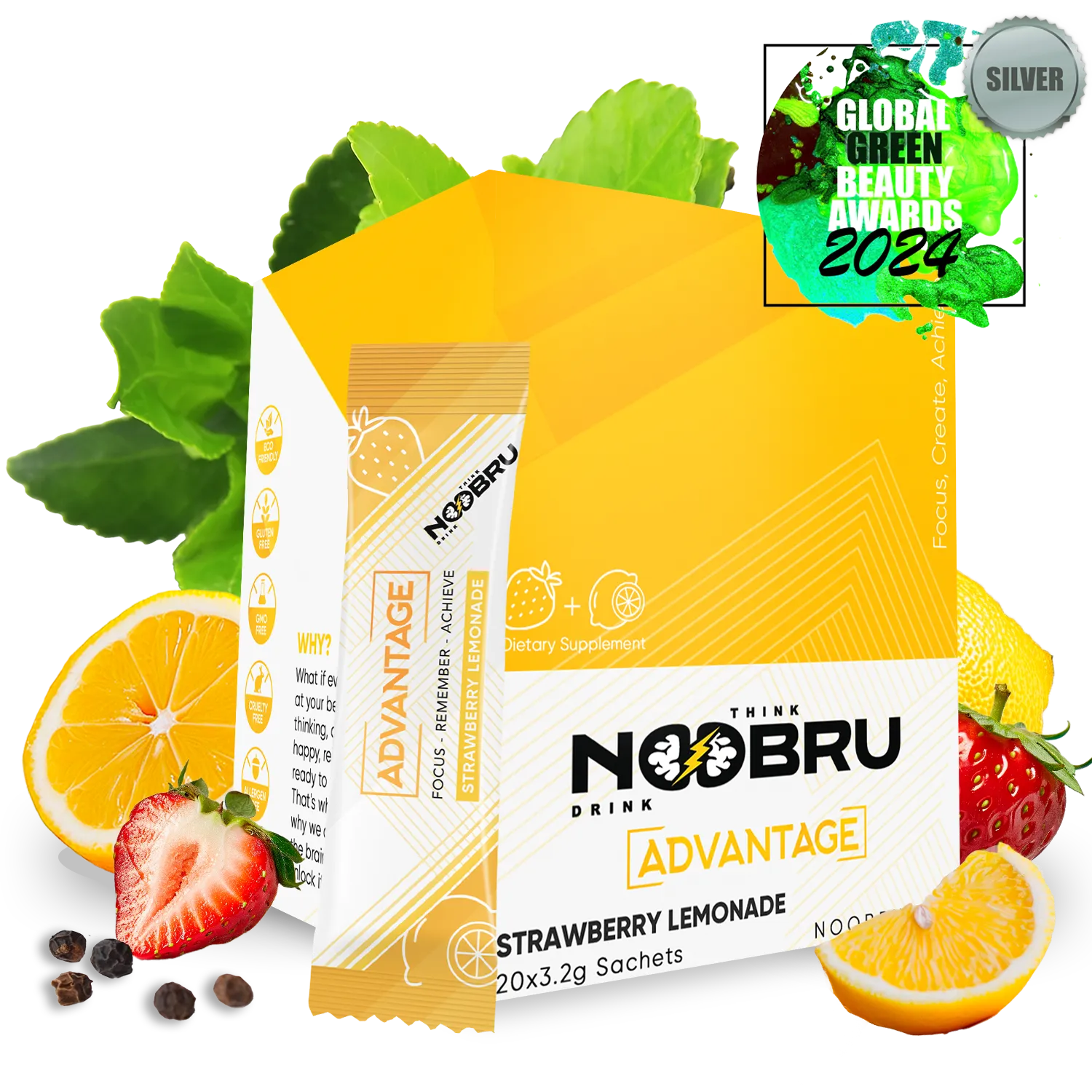 Noobru™ Advantage - Strawberry Lemonade