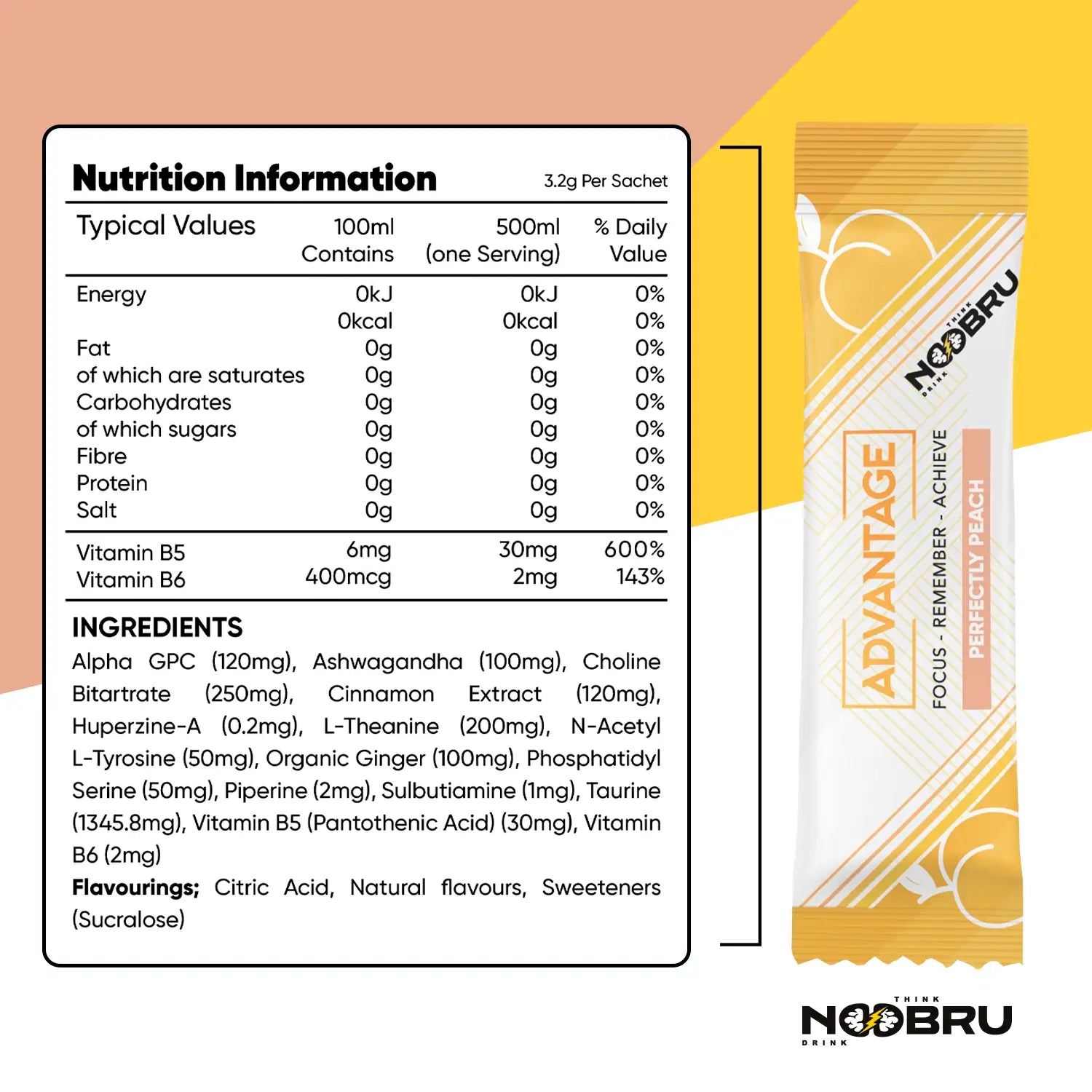 🏏 Noobru™ Advantage Cricket - Perfectly Peach