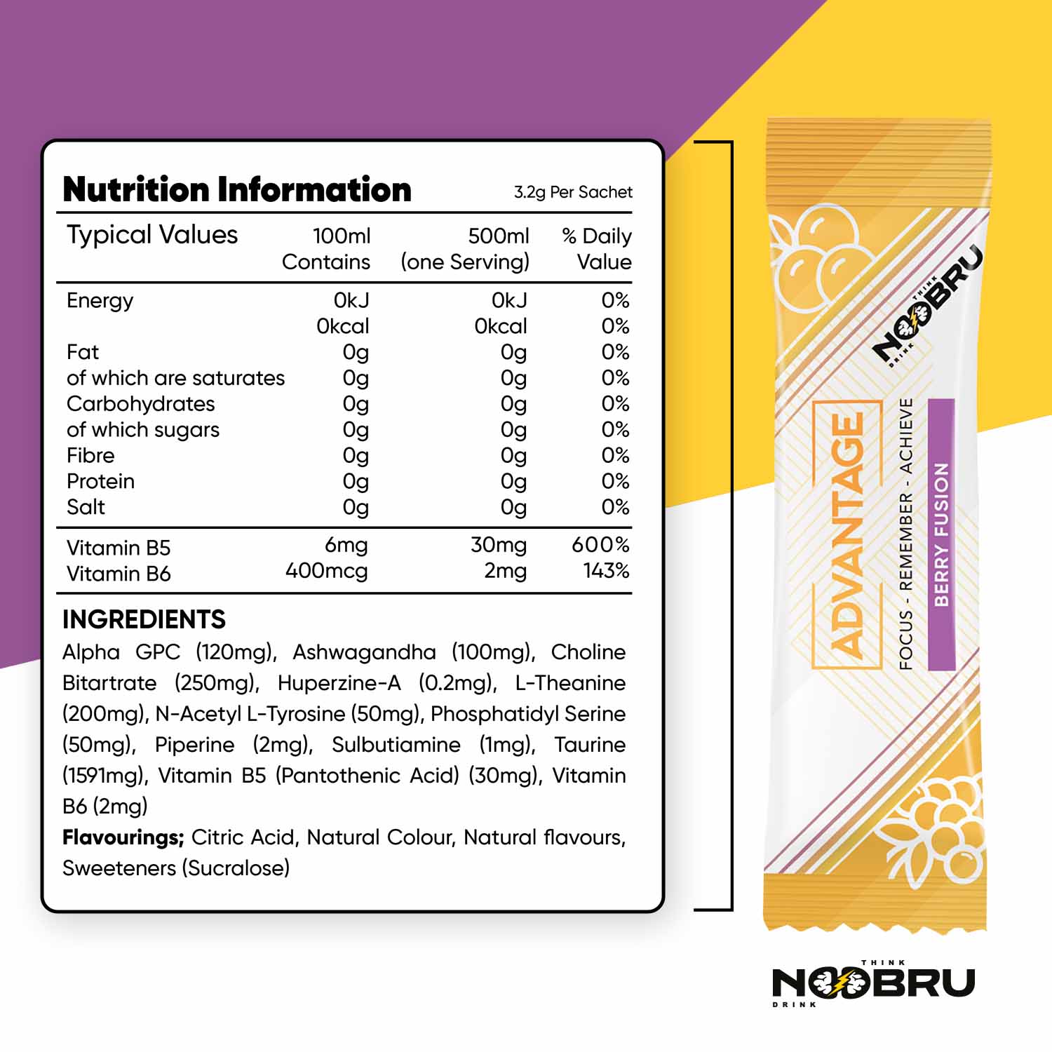 Noobru™ Advantage Berry Fusion - Subscribe & Save