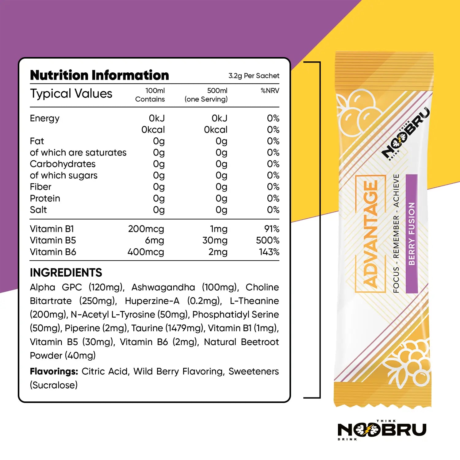 Noobru™ Advantage - Berry Fusion
