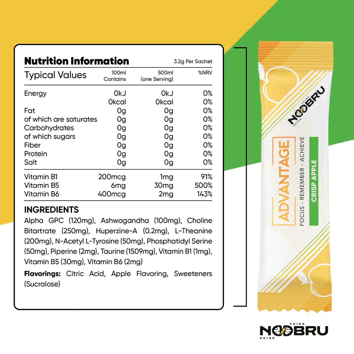 Noobru™ Advantage - Crisp Apple