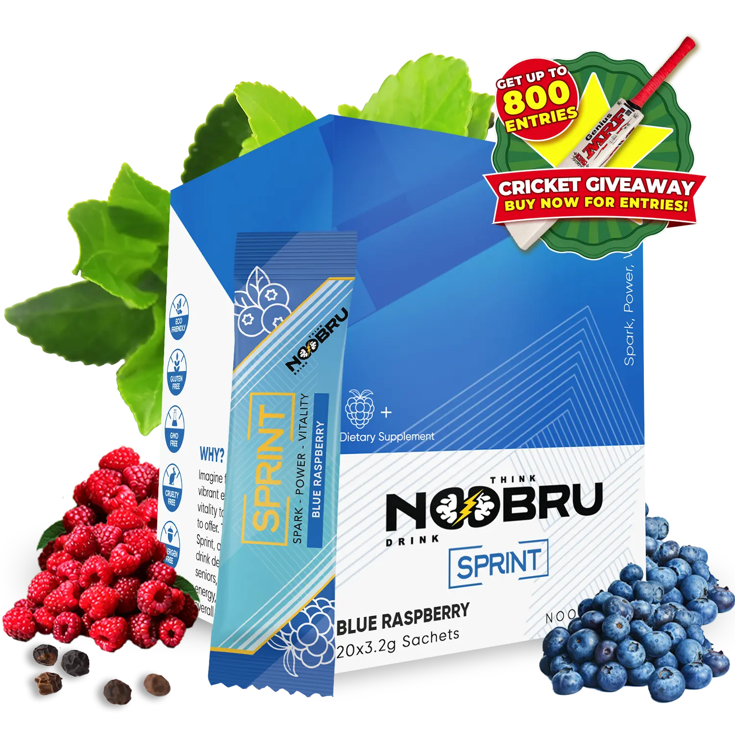 🏏 Noobru™ Sprint Cricket - Energy 2.0