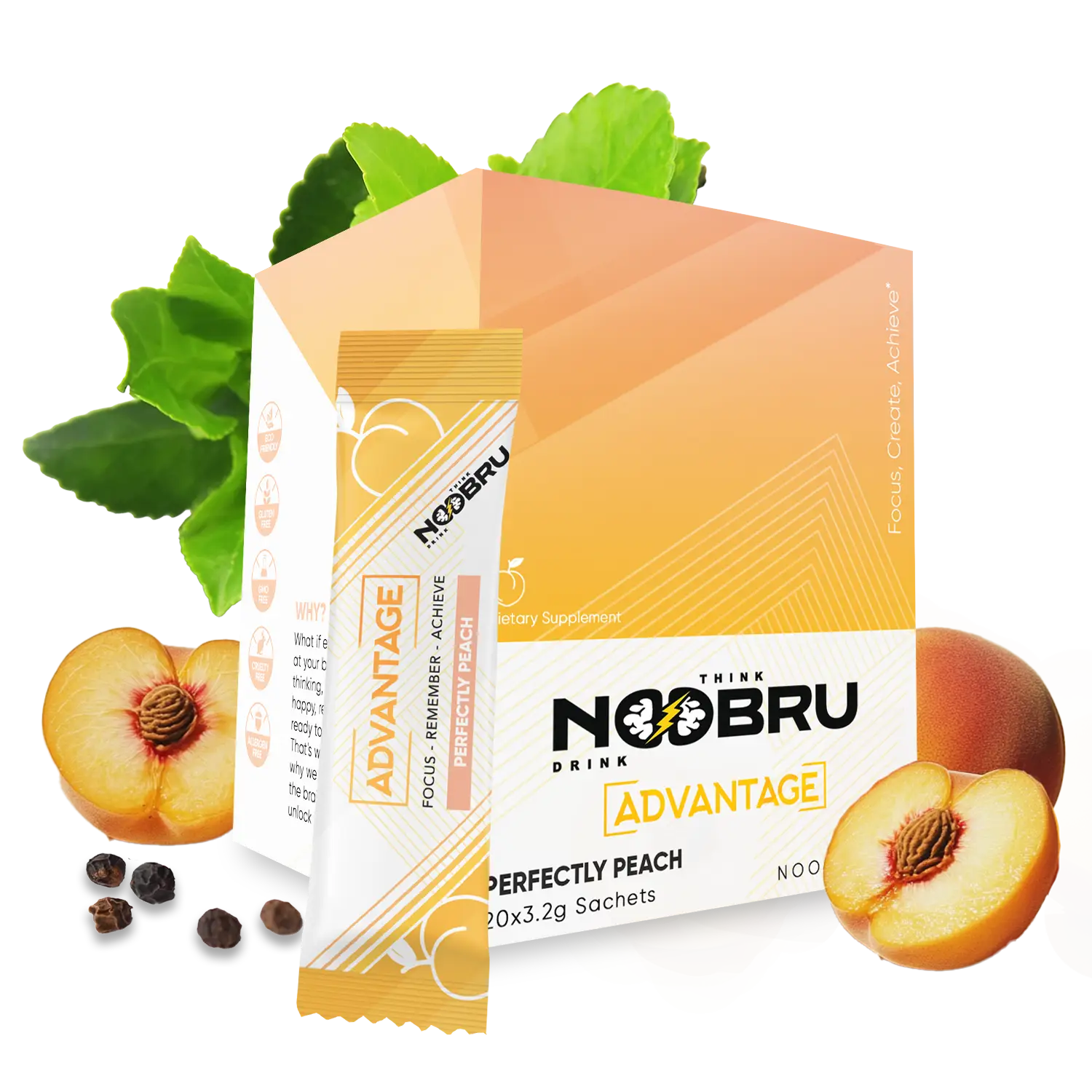 🏏 Noobru™ Advantage Cricket - Perfectly Peach