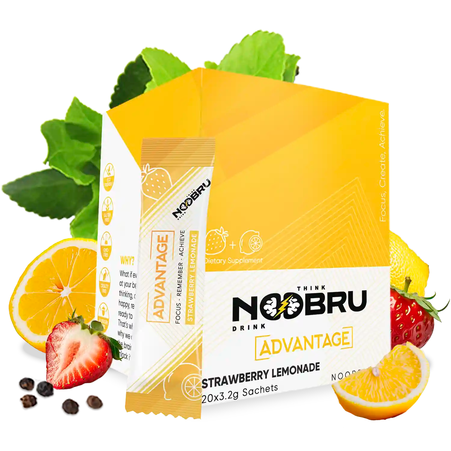 Noobru™ Advantage - Strawberry Lemonade